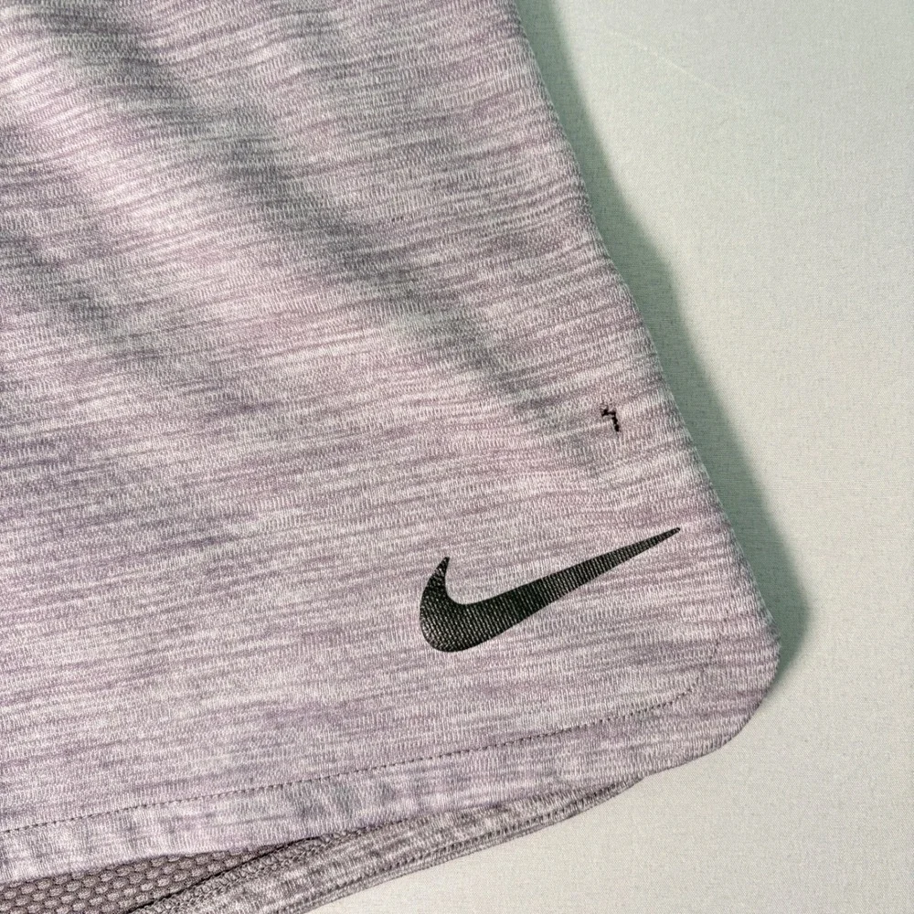 Nike Dri-FIT Mens Training Shorts Grey Heather Space Dye Athletic Gym SKU 218